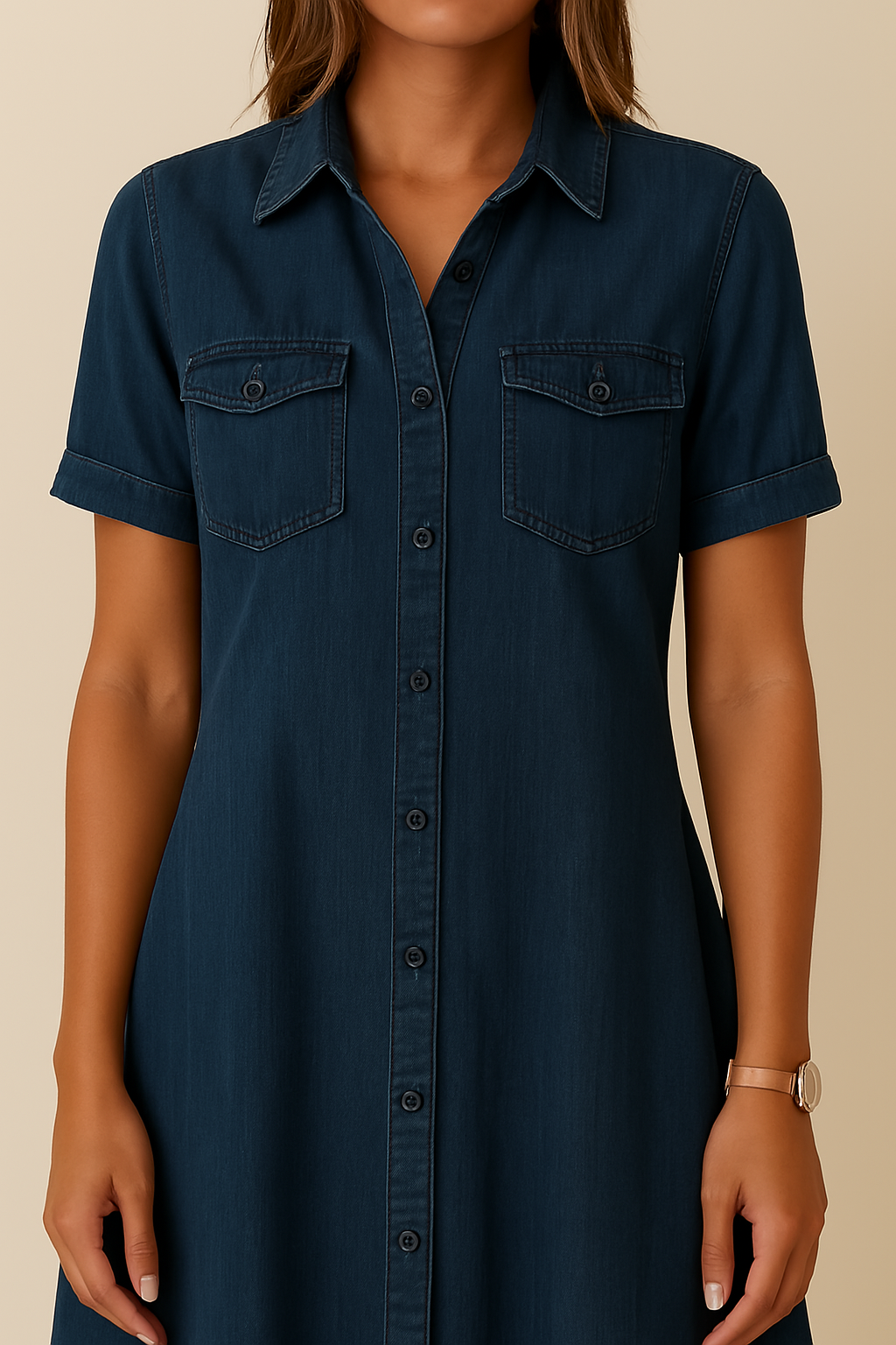 Móda | EasyFit Denim Dress