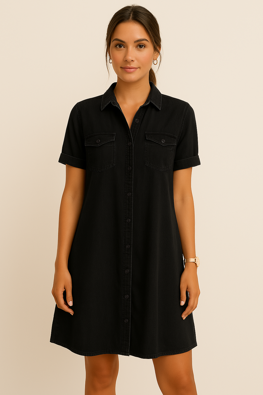 Móda | EasyFit Denim Dress