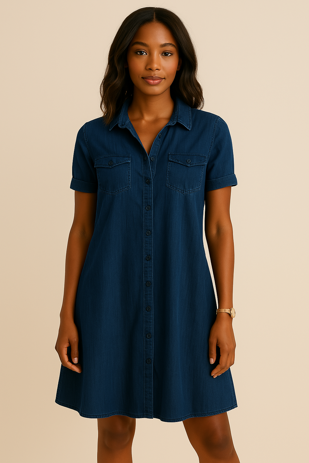 Móda | EasyFit Denim Dress