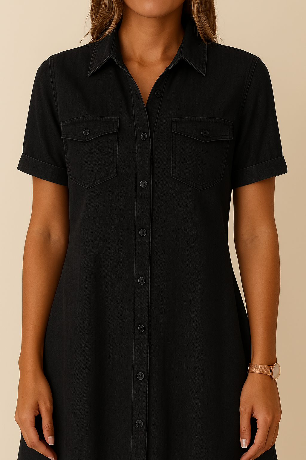 Móda | EasyFit Denim Dress