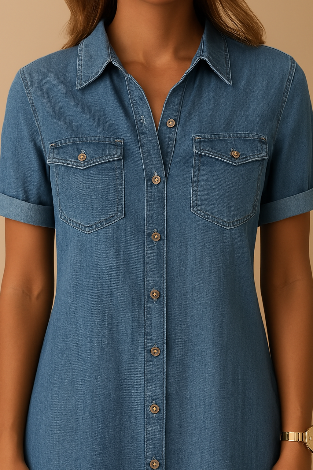 Móda | EasyFit Denim Dress