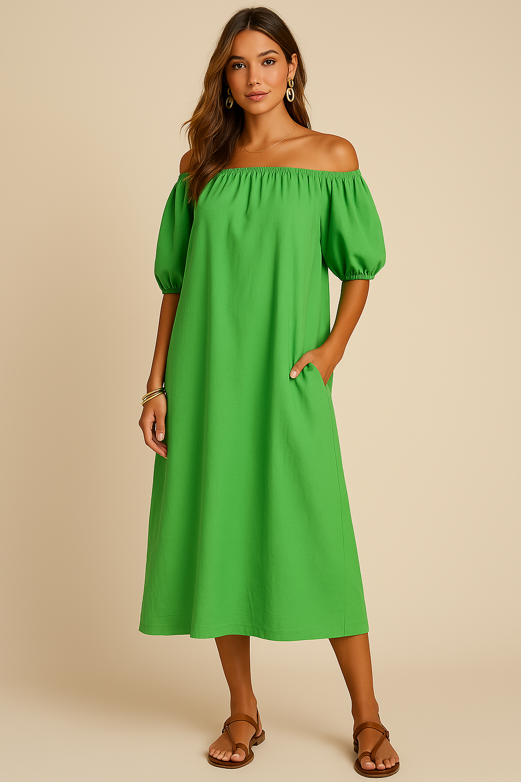 Móda | Isla Off-Shoulder Letní šaty